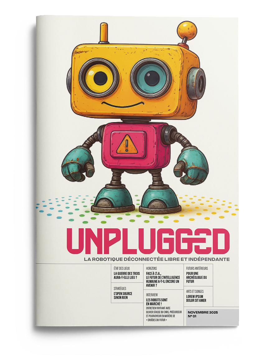 Couverture du magazine UNPLUGGED - Magazine de robotique libre et indépendante